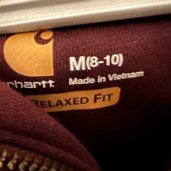 Carhartt Maroon Hooded Jacket - Picture 3 of 6